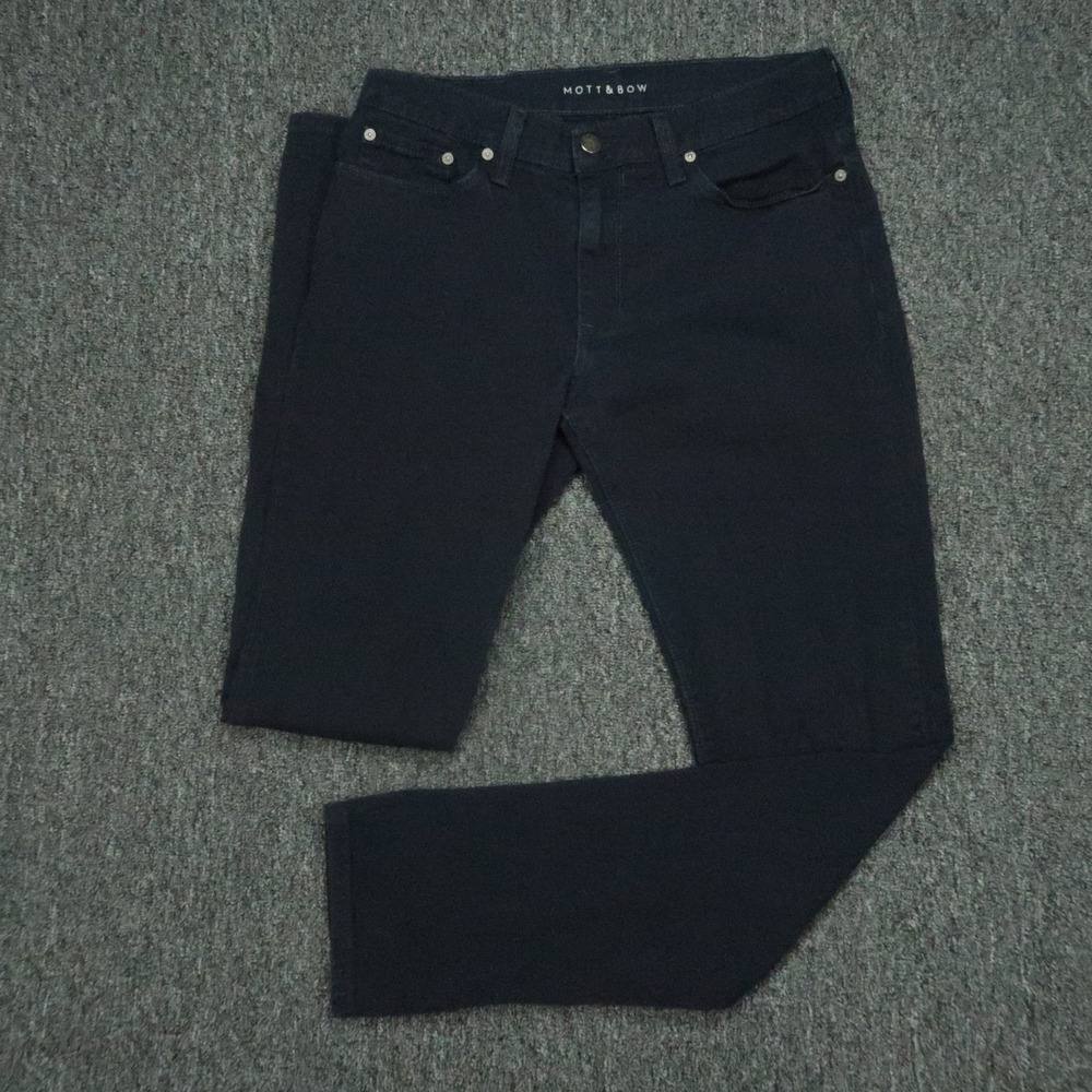 Mott & Bow Jeans Mens 29x32 Blue Skinny Mercer Straight 5 Pocket‎ Stretch